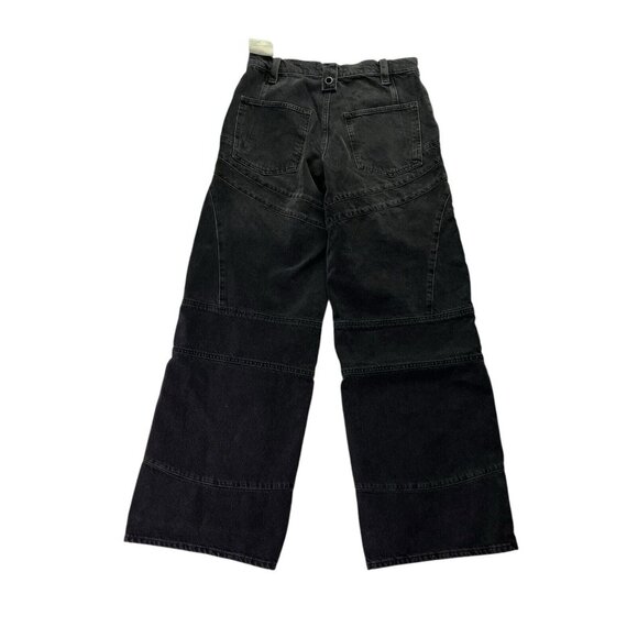 Free People Black Straight Leg Jeans - Picture 4 of 6